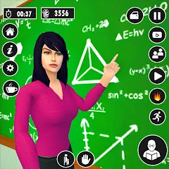 Взлом High School Teacher Life Game  [МОД Menu] - стабильная версия apk на Андроид