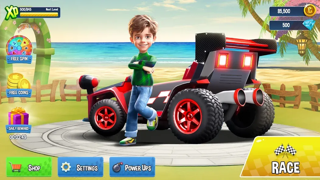 Mini Car Racing Game Legends  [МОД Mega Pack] Screenshot 4