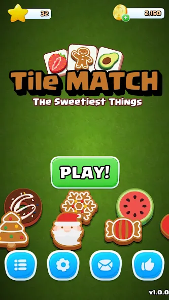 Tile Match Sweet -Triple Match  [МОД Много монет] Screenshot 4