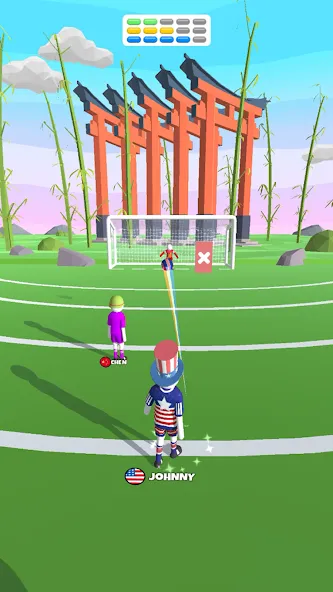 Goal Party - Soccer Freekick (Гоал Парти)  [МОД Unlocked] Screenshot 4