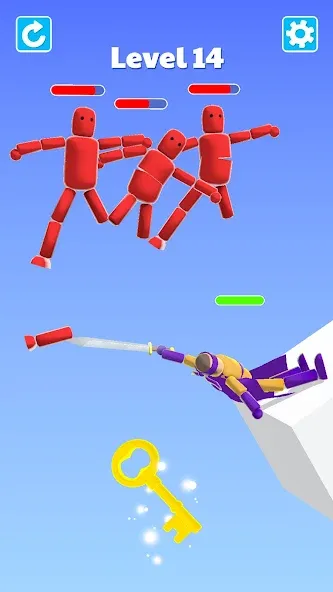 Ragdoll ninja: Imposter hero (Рагдолл Ниндзя)  [МОД Mega Pack] Screenshot 3