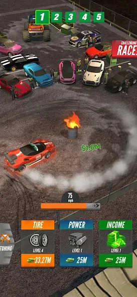 Drift 2 Drag (Дрифт 2 Дрэг)  [МОД Unlocked] Screenshot 2