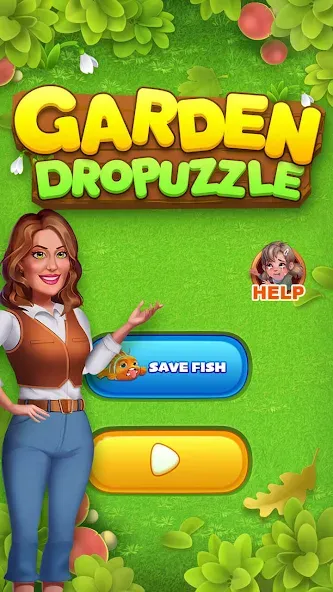 Garden Dropuzzle (Гарден Дропазл)  [МОД Меню] Screenshot 1