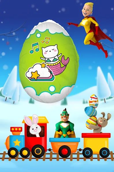 Surprise Eggs - Toddler games  [МОД Mega Pack] Screenshot 4