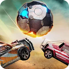 Скачать взломанную Rocket Car Ball  [МОД Mega Pack] - стабильная версия apk на Андроид