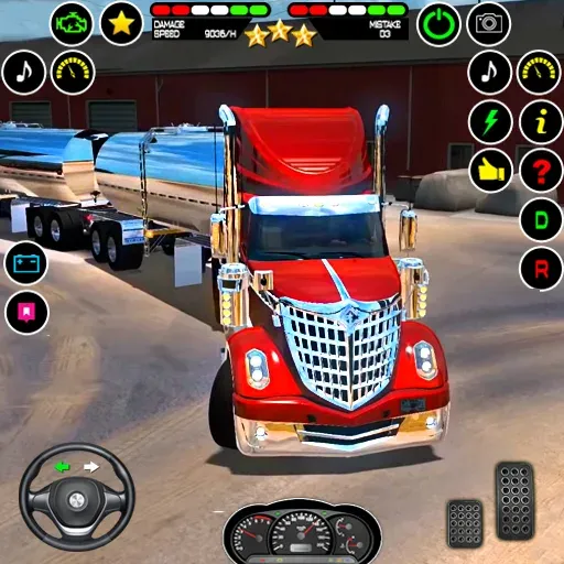 US Truck Driving Cargo Game 3D (Американский грузовик водителя)  [МОД Меню] Screenshot 1