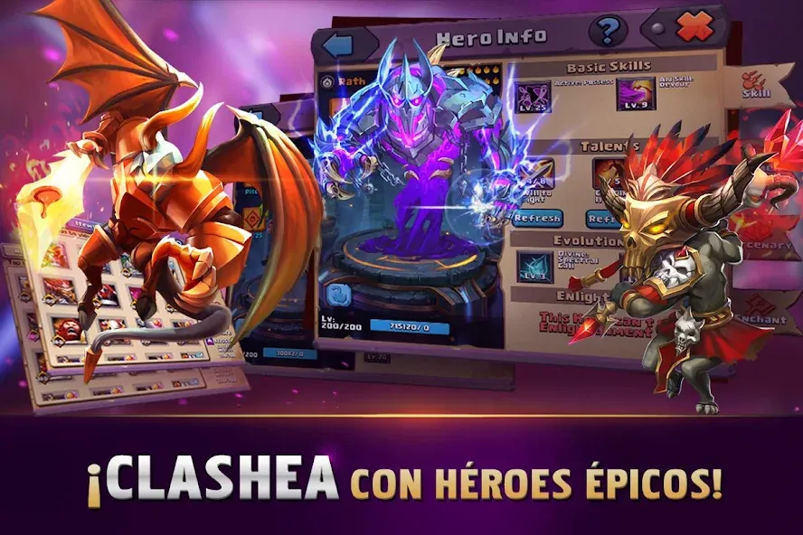 Clash of Lords 2: Español (Клэш оф Лордс 2)  [МОД Menu] Screenshot 2