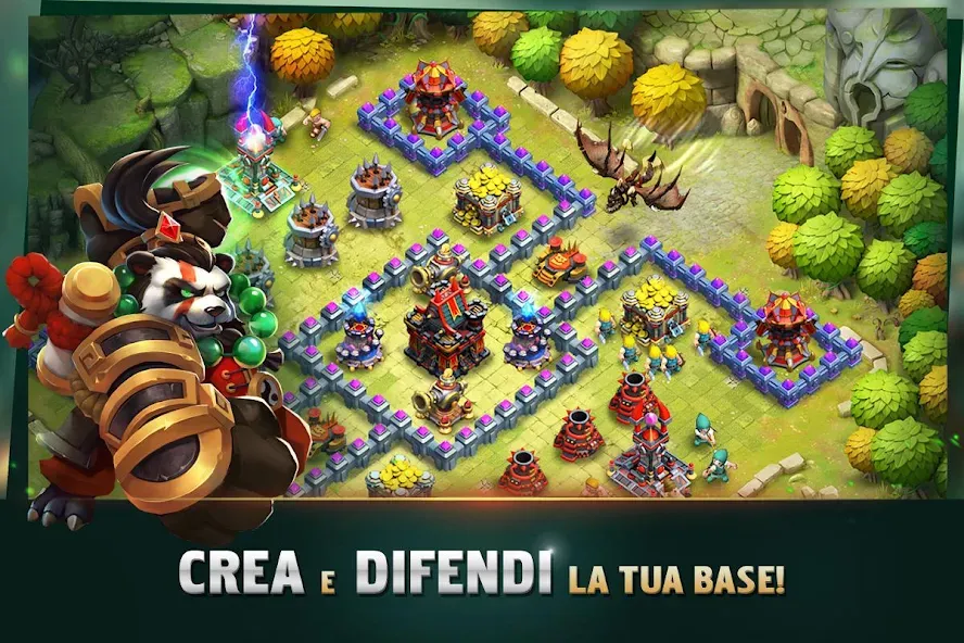 Clash of Lords 2: Italiano (Клэш оф Лордс 2)  [МОД Unlocked] Screenshot 1