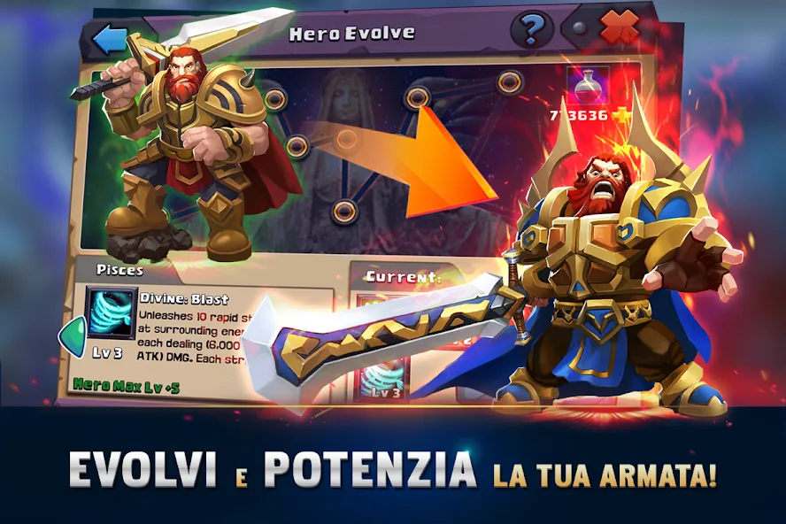 Clash of Lords 2: Italiano (Клэш оф Лордс 2)  [МОД Unlocked] Screenshot 3