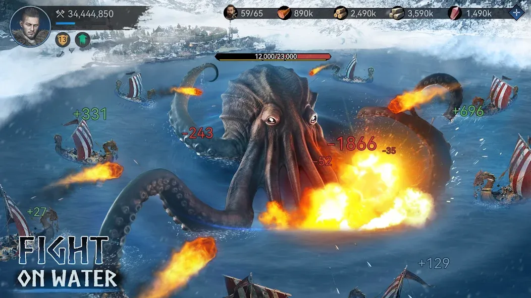 Viking Rise: Valhalla (Викинг Райз)  [МОД Menu] Screenshot 4