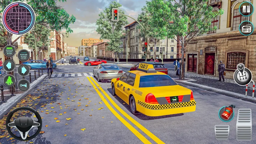 City Taxi Driving: Taxi Games  [МОД Unlimited Money] Screenshot 5