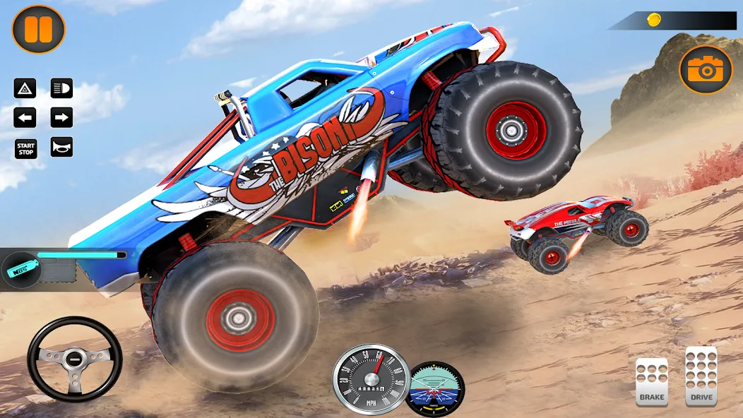 Monster Truck Off Road Racing  [МОД Unlimited Money] Screenshot 3