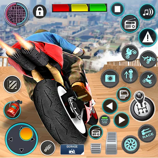 Mega Ramp Bike Stunts Games 3D  [МОД Menu] Screenshot 1