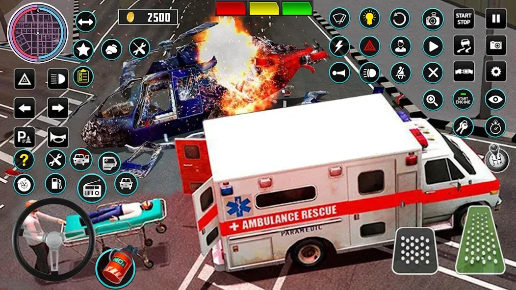 Heli Ambulance Simulator Game  [МОД Menu] Screenshot 4