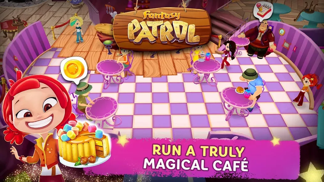 Fantasy Patrol: Cafe  [МОД Mega Pack] Screenshot 1