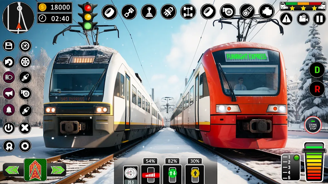 City Train Games Driver Sim 3D  [МОД Unlocked] Screenshot 2