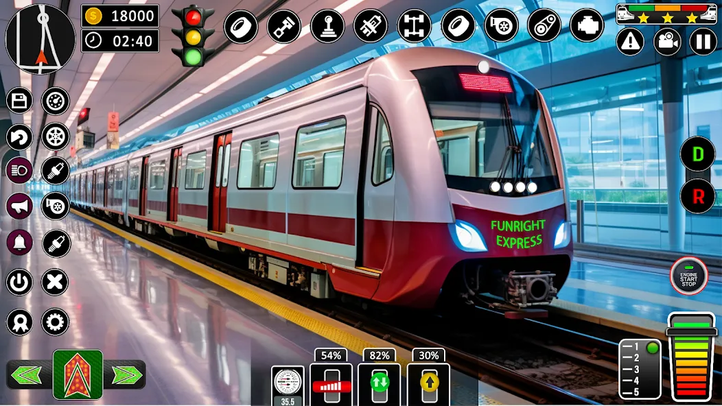 City Train Games Driver Sim 3D  [МОД Unlocked] Screenshot 5