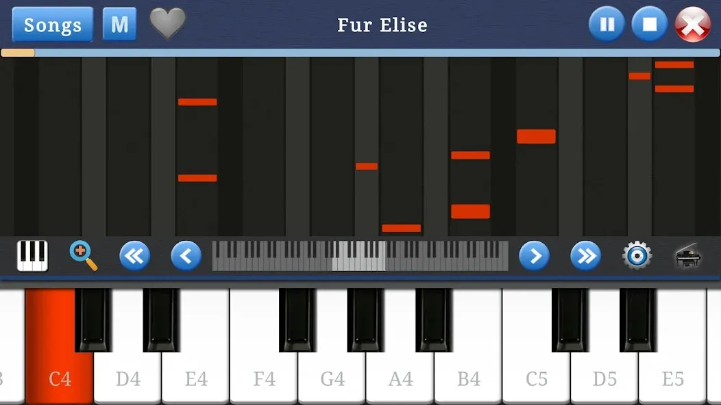 Piano Music & Songs  [МОД Unlimited Money] Screenshot 1