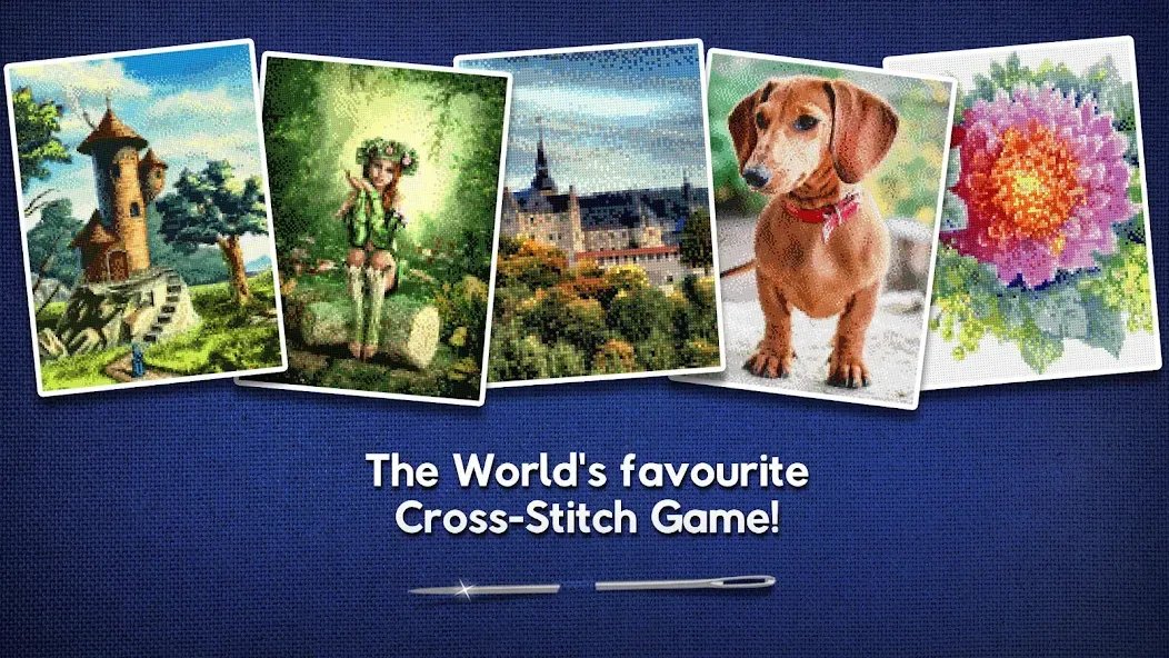 Cross-Stitch World (Кросс)  [МОД Mega Pack] Screenshot 1