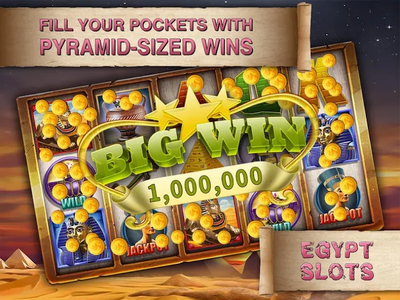 Egypt Slots Casino Machines (Египетские игровые автоматы казино)  [МОД Mega Pack] Screenshot 4