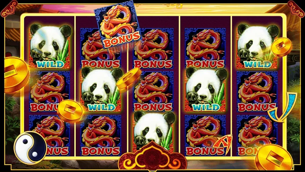 Panda Slots (Панда Слоты)  [МОД Много монет] Screenshot 4