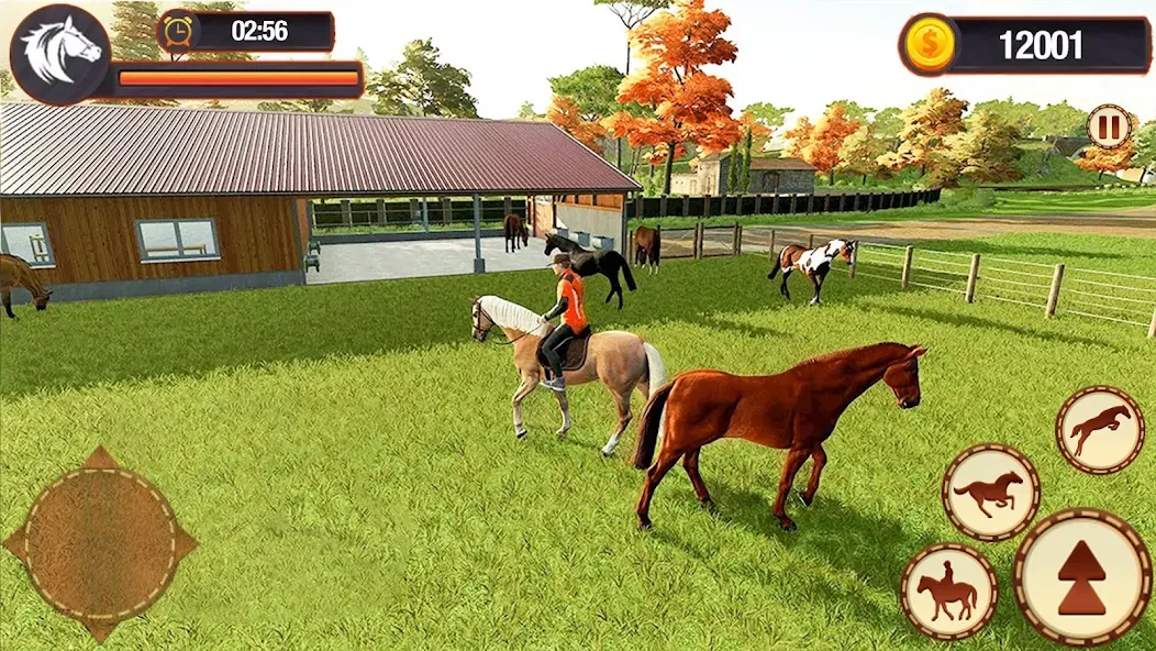 My Horse Herd Care Simulator (Мой симулятор ухода за стадом лошадей)  [МОД Бесконечные деньги] Screenshot 1