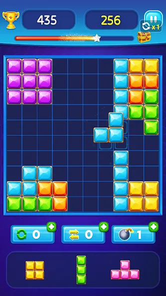 Block Puzzle - Gem Block (Блокпазл блокголоволомка)  [МОД Mega Pack] Screenshot 2