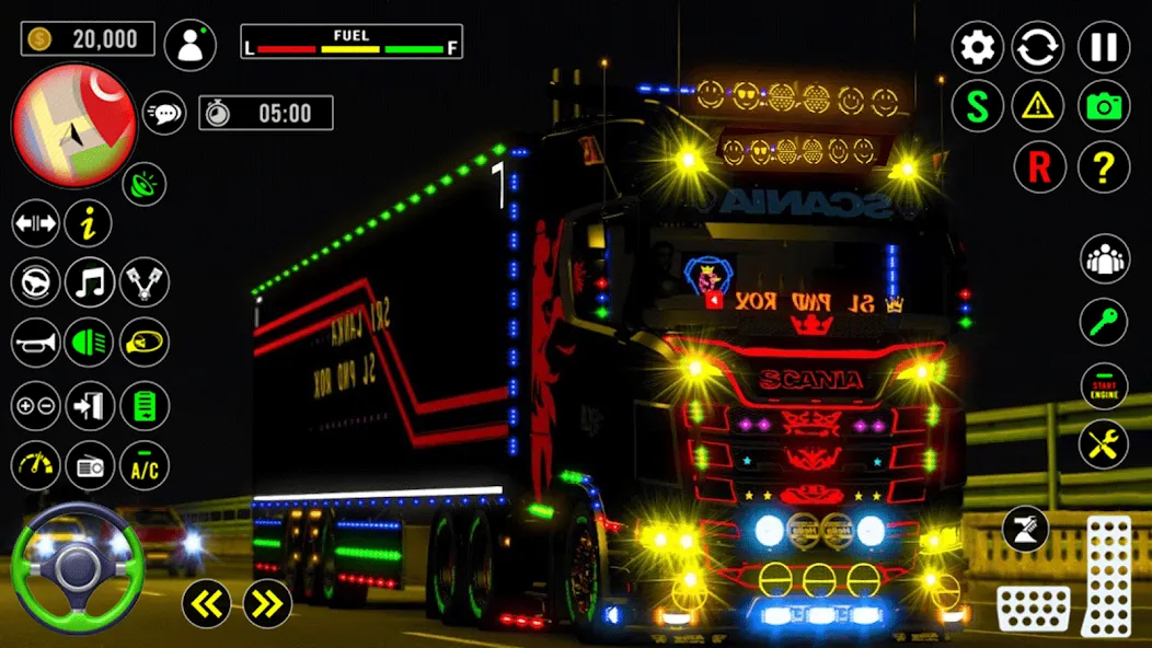 US Truck City Transport Sim 3d  [МОД Mega Pack] Screenshot 1