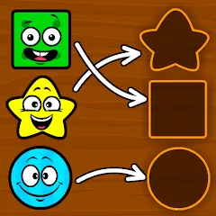 Скачать взлом Shapes & Colors Games for Kids  [МОД Меню] - полная версия apk на Андроид