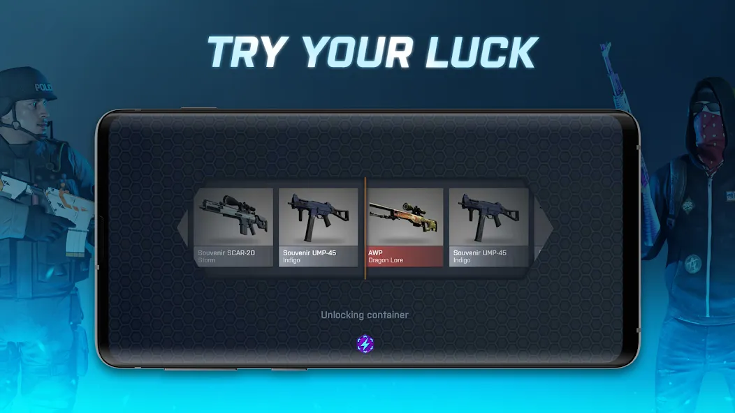 Case Opener - skins simulator (Кейс Опенер)  [МОД Unlimited Money] Screenshot 3