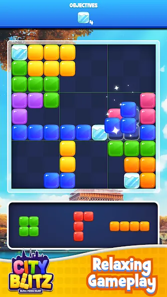 City Blitz-Block Puzzle Blast (Блок Головоломка Кинг)  [МОД Бесконечные деньги] Screenshot 2