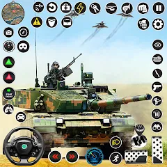 Взлом Tank Fury: Battle of Steels  [МОД Menu] - стабильная версия apk на Андроид