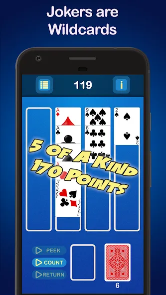 Puzzle Poker Joker's Wild  [МОД Меню] Screenshot 3