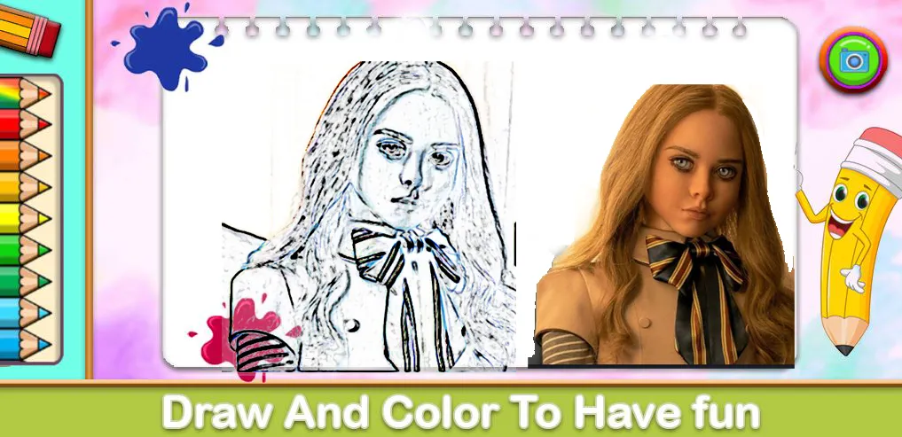 Megan Coloring Game (Меган Колоринг Гейм)  [МОД Unlocked] Screenshot 3