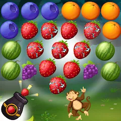 Скачать взломанную Fruits Shooter Pop (Фрутс Шутер Поп)  [МОД Mega Pack] - стабильная версия apk на Андроид