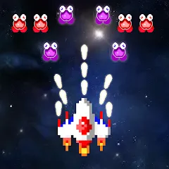 Взломанная Galaxiga Retro Arcade Action (Галаксига Ретро Аркейд Экшн)  [МОД Бесконечные деньги] - стабильная версия apk на Андроид