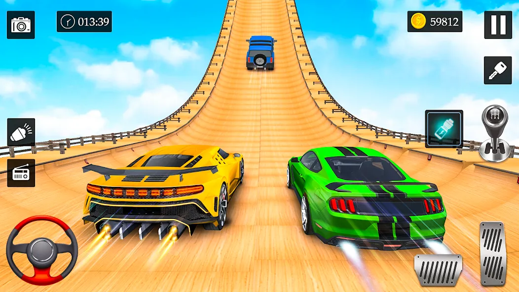 Ramp Car Stunt Racing Game (Крейзи Кар Стантс)  [МОД Unlocked] Screenshot 2