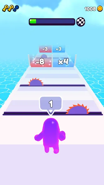 Join Blob Clash 3D: Mob Runner (Джойн Блоб Клаш 3D)  [МОД Unlimited Money] Screenshot 1