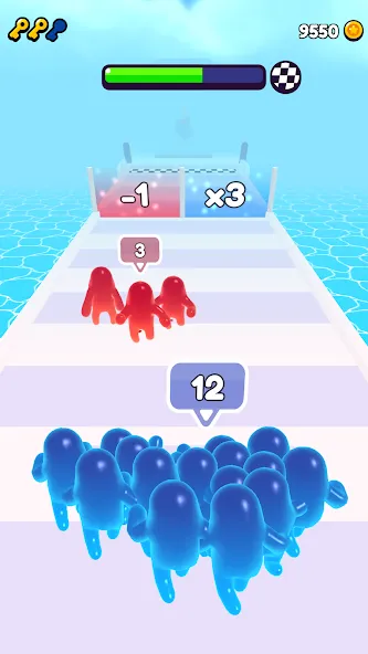 Join Blob Clash 3D: Mob Runner (Джойн Блоб Клаш 3D)  [МОД Unlimited Money] Screenshot 3