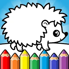 Скачать взломанную Easy coloring book for kids  [МОД Unlocked] - полная версия apk на Андроид