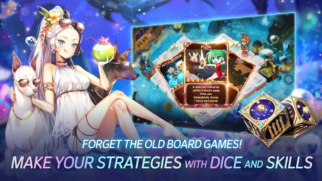 Game of Dice: Board&Card&Anime (Гейм оф Дайс)  [МОД Меню] Screenshot 3