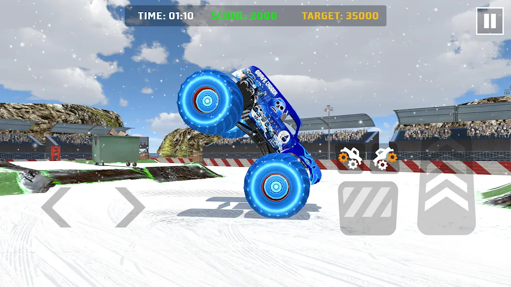 Car Games: Monster Truck Stunt (Монстртрак стант)  [МОД Unlocked] Screenshot 2