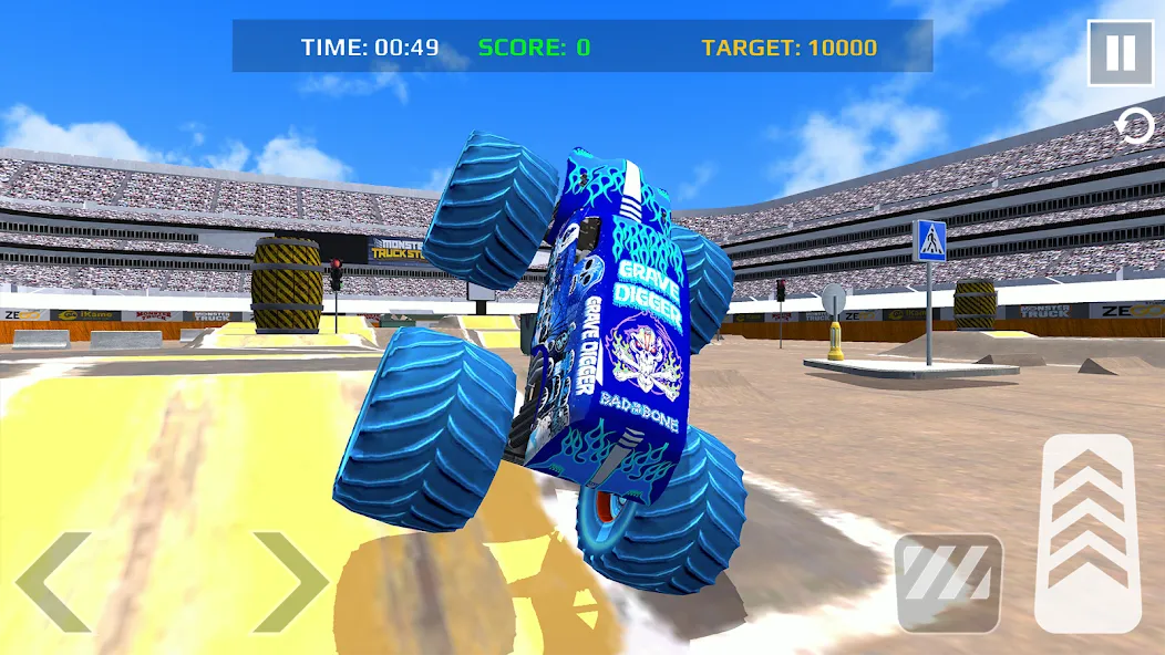 Car Games: Monster Truck Stunt (Монстртрак стант)  [МОД Unlocked] Screenshot 3