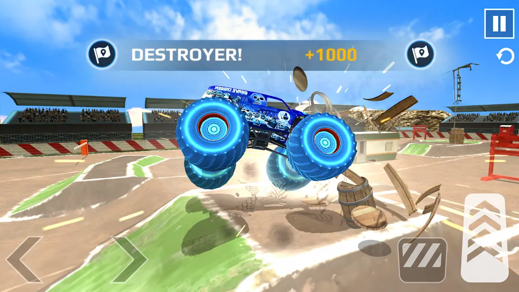 Car Games: Monster Truck Stunt (Монстртрак стант)  [МОД Unlocked] Screenshot 4