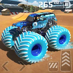 Скачать взломанную Car Games: Monster Truck Stunt (Монстртрак стант)  [МОД Unlocked] - полная версия apk на Андроид