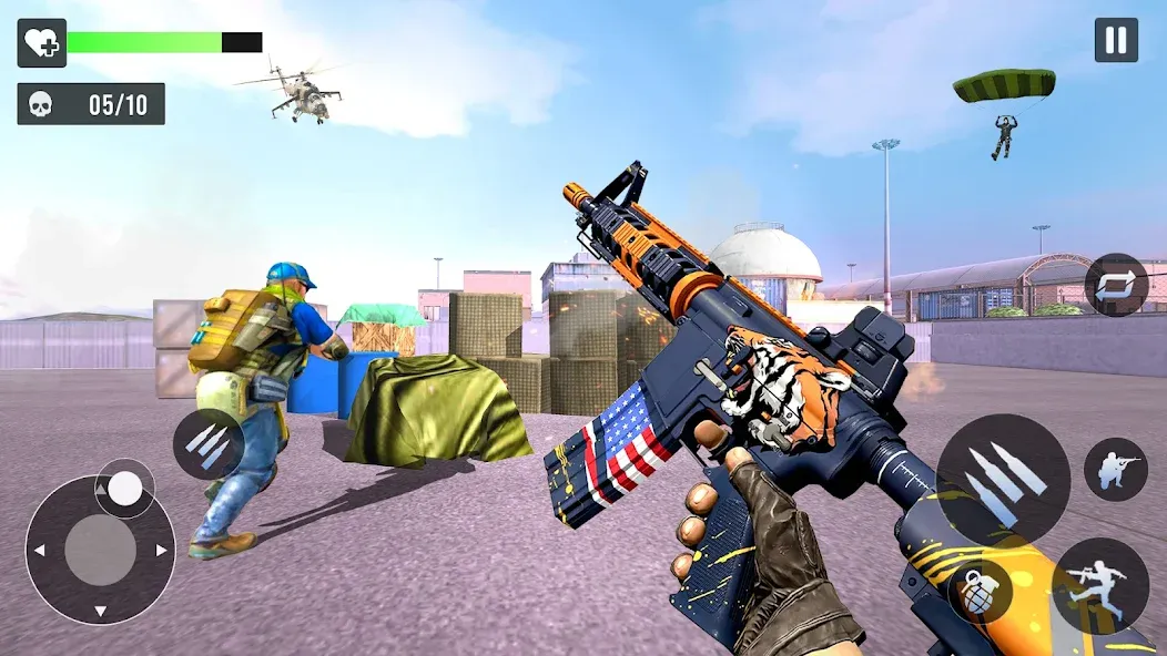 Gun Games - FPS Shooting Games (ФПС офлайн игры по стрельбе из пистолета)  [МОД Unlimited Money] Screenshot 3