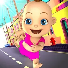 Скачать взломанную Baby Run The Babysitter Escape  [МОД Меню] - стабильная версия apk на Андроид