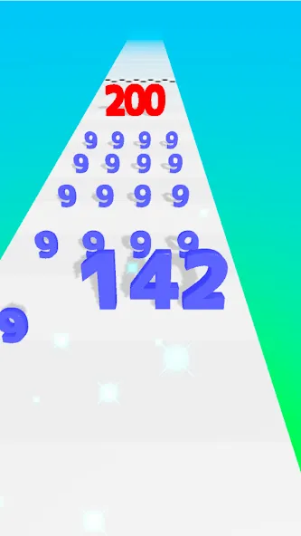 Number Master: Run and merge (Намбер Мастер)  [МОД Menu] Screenshot 2