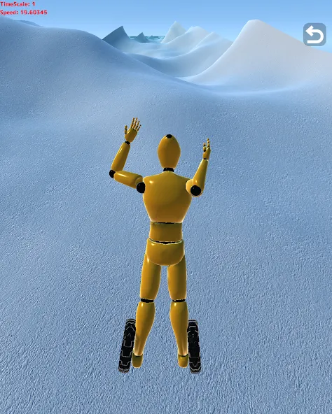 Mannequin Downhill (Мэнекен Даунхилл)  [МОД Unlimited Money] Screenshot 1