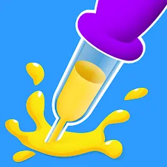 Скачать взлом Paint Dropper: draw puzzle (Пэйнт Дроппер)  [МОД Бесконечные монеты] - полная версия apk на Андроид